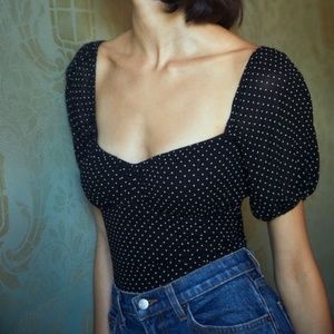Reformation Berry Top